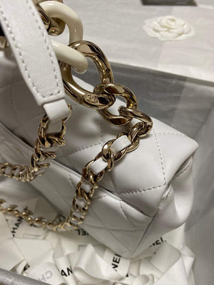 Chanel AS1353 Chanel flap bag Lambskin White - Default Title - View 5