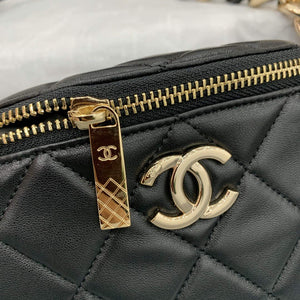 Chanel AS1356 Belt bag Lambskin gold Black - Default Title - View 3