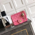 Chanel AS1786 Mini Flap Bag 25B Velvet Pink