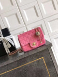 Chanel AS1786 Mini Flap Bag 25B Velvet Pink