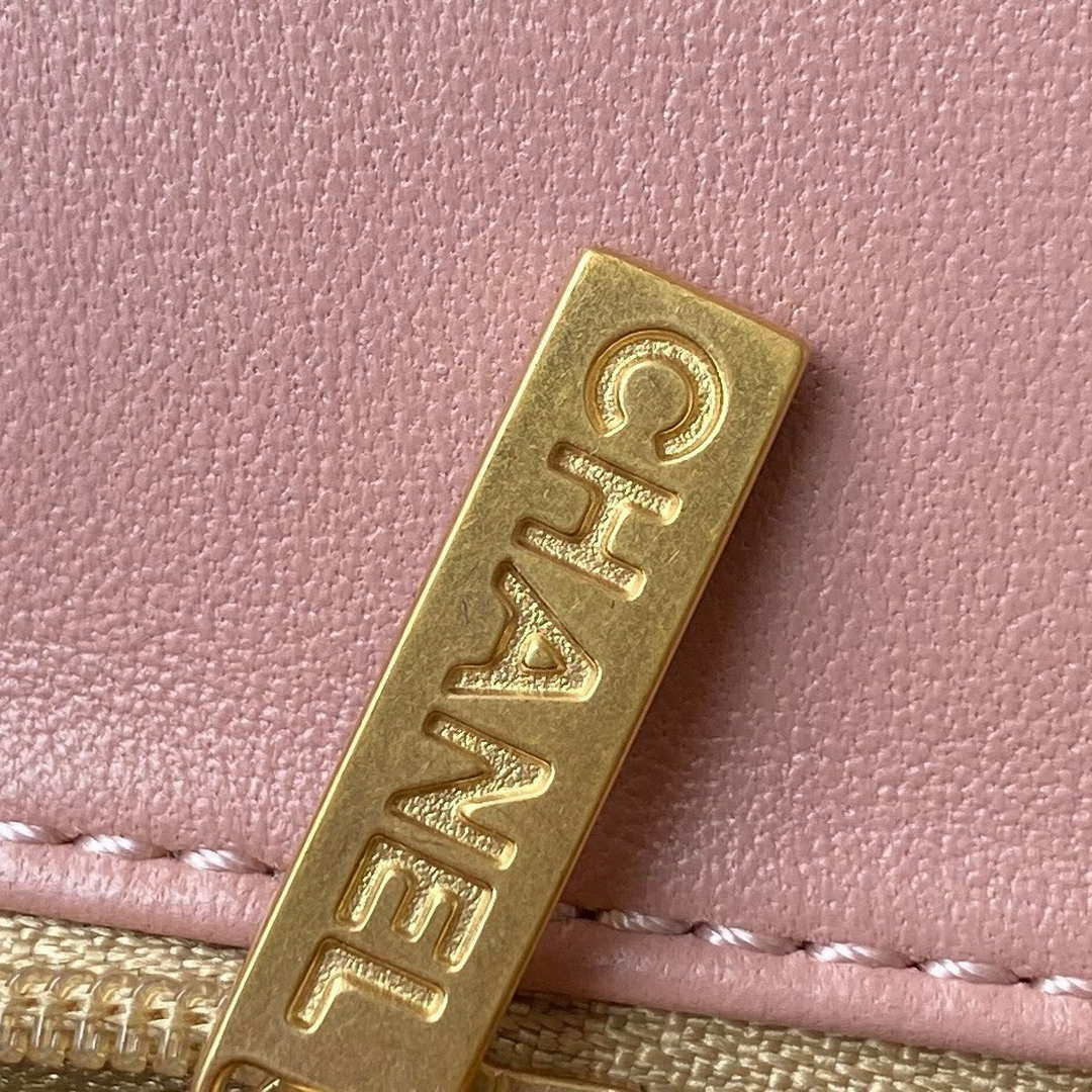 Chanel AS1787 Mini Flap Bag Lambskin Light Pink Gold - Default Title - View 7