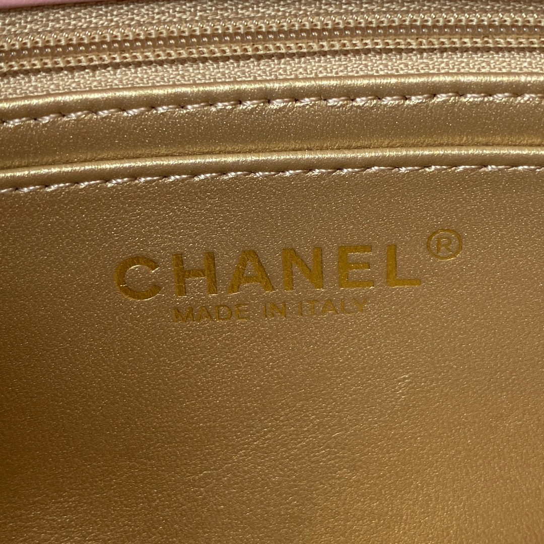 Chanel AS1787 Mini Flap Bag Lambskin Light Pink Gold - Default Title - View 8