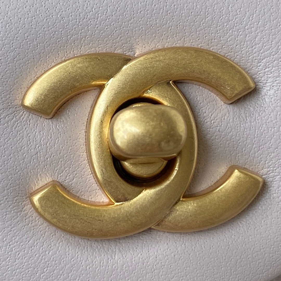 Chanel AS1787 Mini Flap Bag Lambskin Light Purple Gold - Default Title - View 3