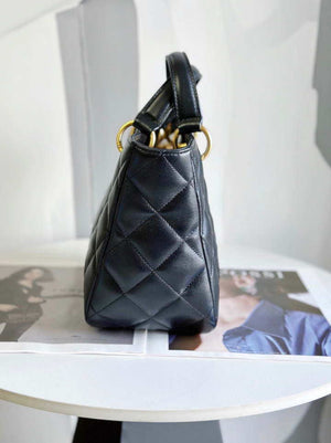 Chanel AS2120 small Shopping Bag Lambskin Black - Default Title - View 3