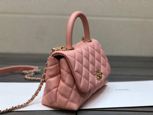 Chanel AS2215 mini flap bag with top handle Bag Pink - Default Title - View 4