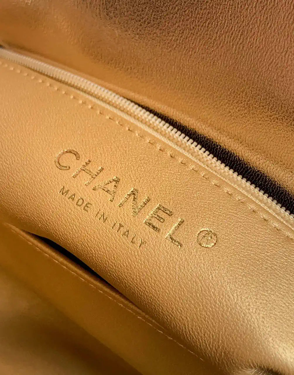 Chanel AS2216 Small Flap Bag with Top Handle calfskin diamante gold metal Gold