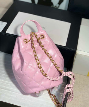 Chanel AS2318 Bucket Bag Lambskin Pink - Default Title - View 2