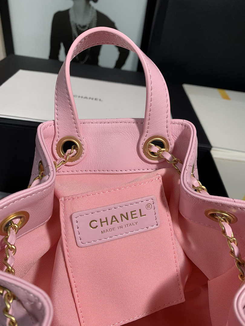 Chanel AS2318 Bucket Bag Lambskin Pink - Default Title - View 9