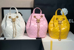 Chanel AS2318 Bucket Bag Lambskin Pink - Default Title - View 10