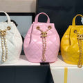 Chanel AS2318 Bucket Bag Lambskin White - Default Title - View 1