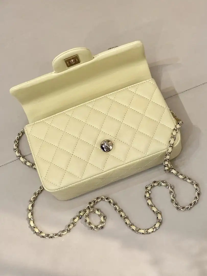 Chanel AS2431 Mini Classic Handbag With Top Handle CC19040  Strass & Gold-Tone Metal