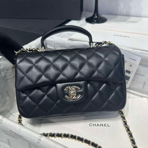 Chanel AS2431  Mini Classic Handbag With Top Handle Lambskin CC19001 - Default Title - View 2