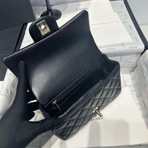 Chanel AS2431  Mini Classic Handbag With Top Handle Lambskin CC19001 - Default Title - View 7