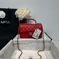 Chanel AS2431 Mini Classic Handbag With Top Handle Lambskin CC19014 - Default Title - View 1