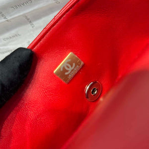 Chanel AS2431 Mini Classic Handbag With Top Handle Lambskin CC19014 - Default Title - View 9