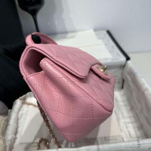 Chanel AS2431 Mini Classic Handbag With Top Handle Lambskin CC19016 - Default Title - View 4