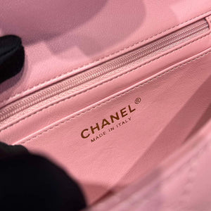 Chanel AS2431 Mini Classic Handbag With Top Handle Lambskin CC19016 - Default Title - View 8