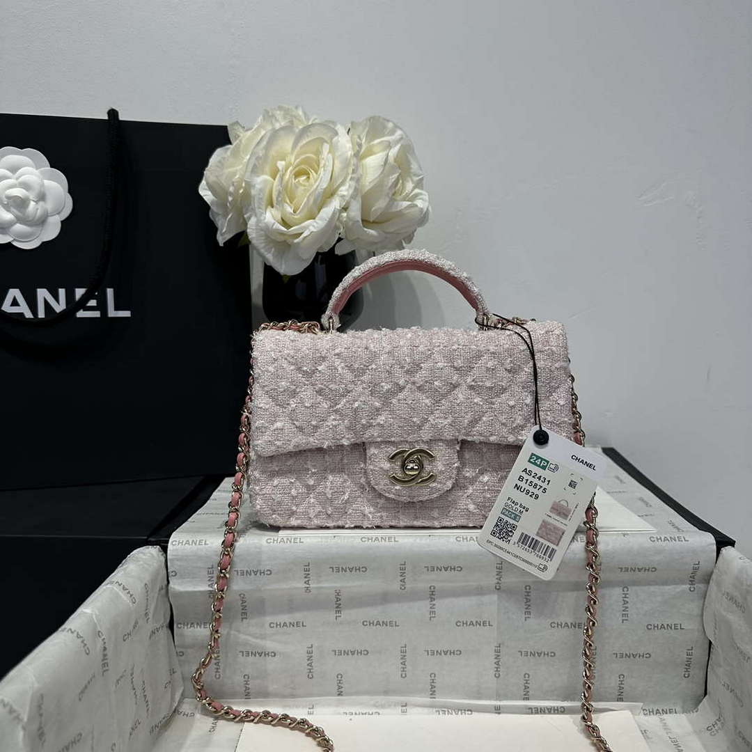 Chanel AS2431 Mini Classic Handbag With Top Handle CC19021 - Default Title - View 1