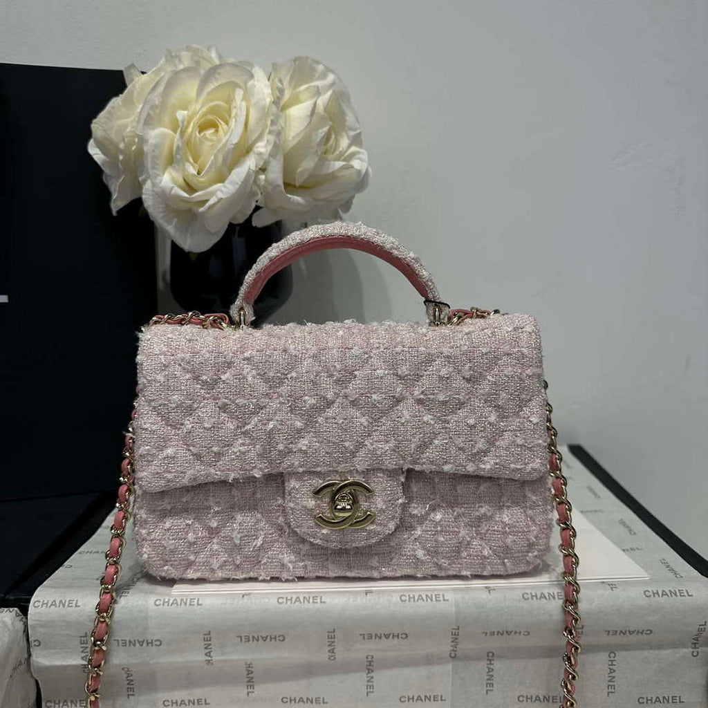 Chanel AS2431 Mini Classic Handbag With Top Handle CC19021