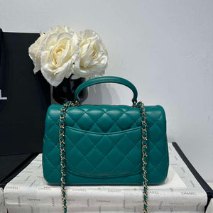 Chanel AS2431  Mini Classic Handbag With Top Handle Lambskin CC19002 - Default Title - View 5