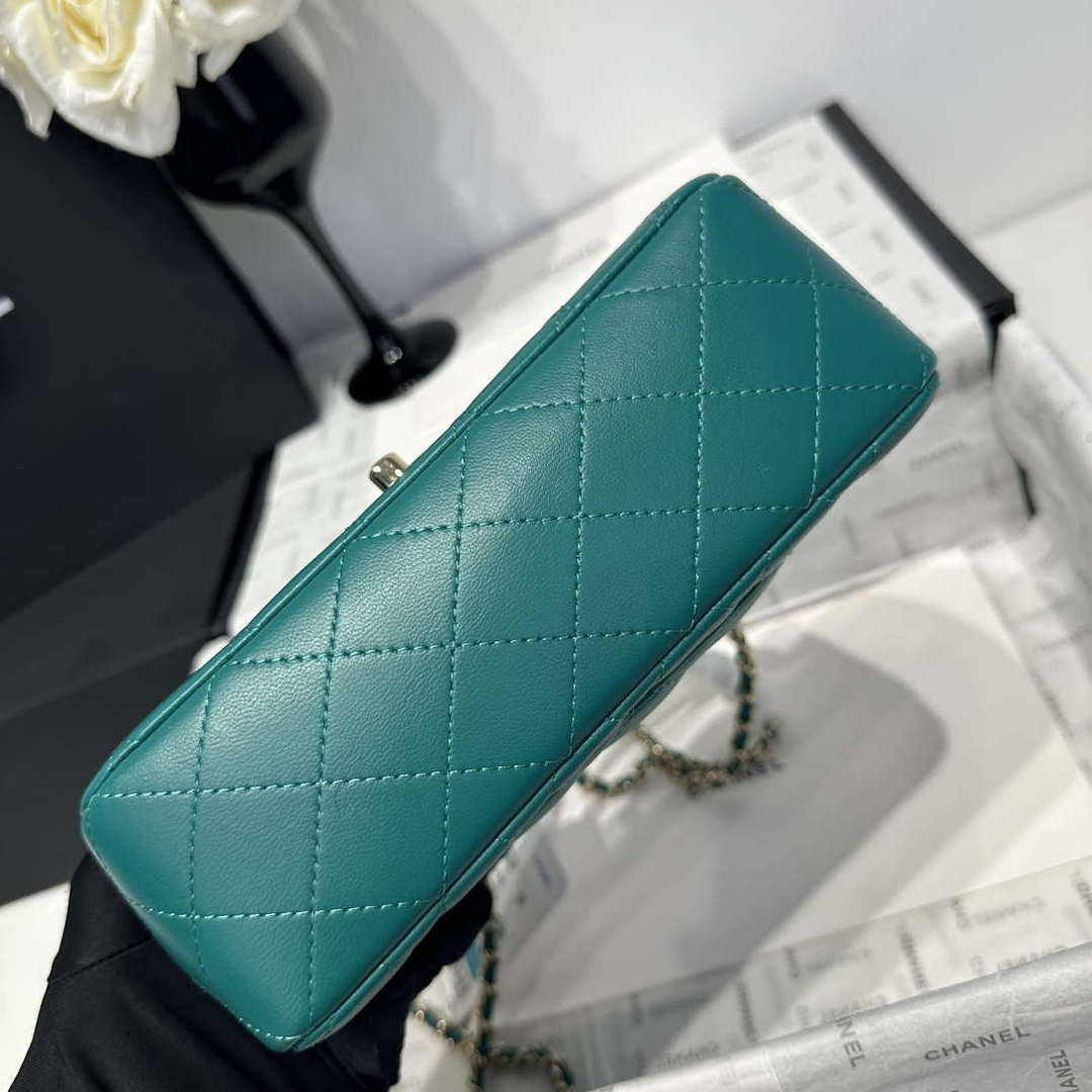 Chanel AS2431  Mini Classic Handbag With Top Handle Lambskin CC19002 - Default Title - View 6