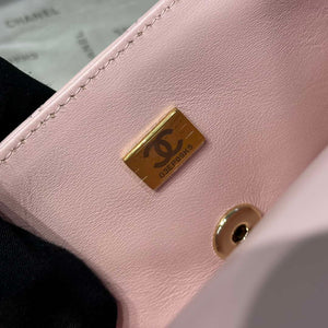 Chanel AS2431 Mini Classic Handbag With Top Handle Lambskin CC19017 - Default Title - View 9