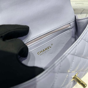 Chanel AS2431 Mini Classic Handbag With Top Handle Lambskin CC19018 - Default Title - View 8