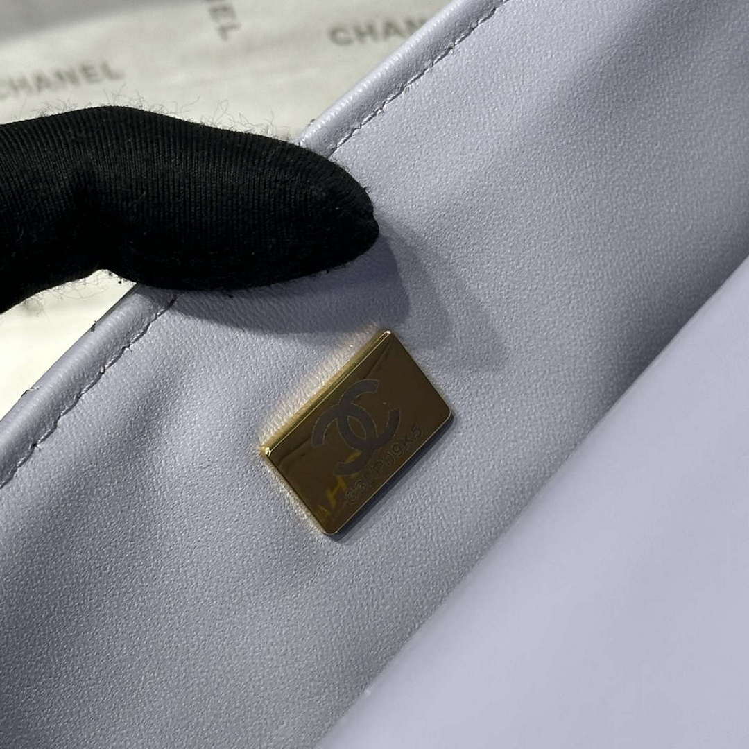 Chanel AS2431 Mini Classic Handbag With Top Handle Lambskin CC19018 - Default Title - View 9