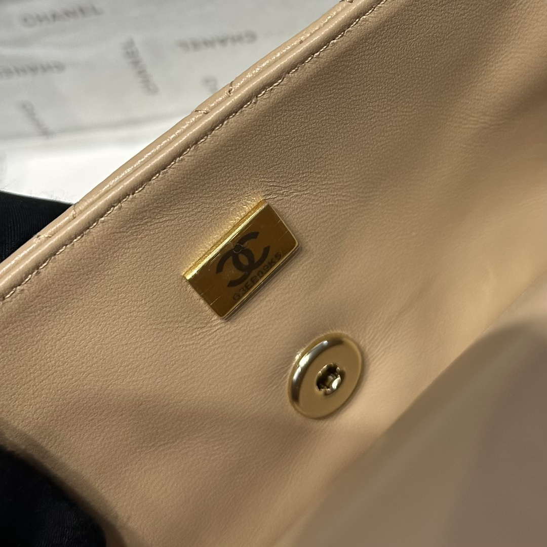 Chanel AS2431 Mini Classic Handbag With Top Handle Lambskin CC19019 - Default Title - View 9