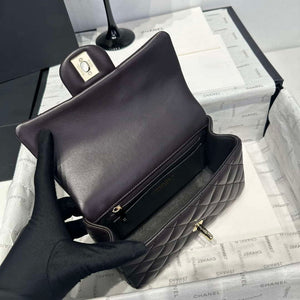 Chanel AS2431  Mini Classic Handbag With Top Handle Lambskin CC19003 - Default Title - View 7