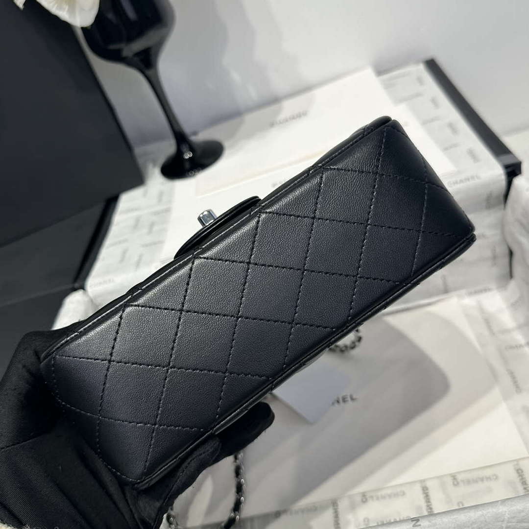 Chanel AS2431 Mini Classic Handbag With Top Handle Lambskin CC19004 - Default Title - View 7