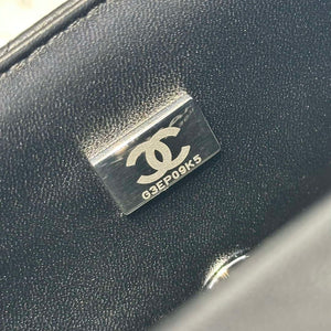 Chanel AS2431 Mini Classic Handbag With Top Handle Lambskin CC19004 - Default Title - View 9