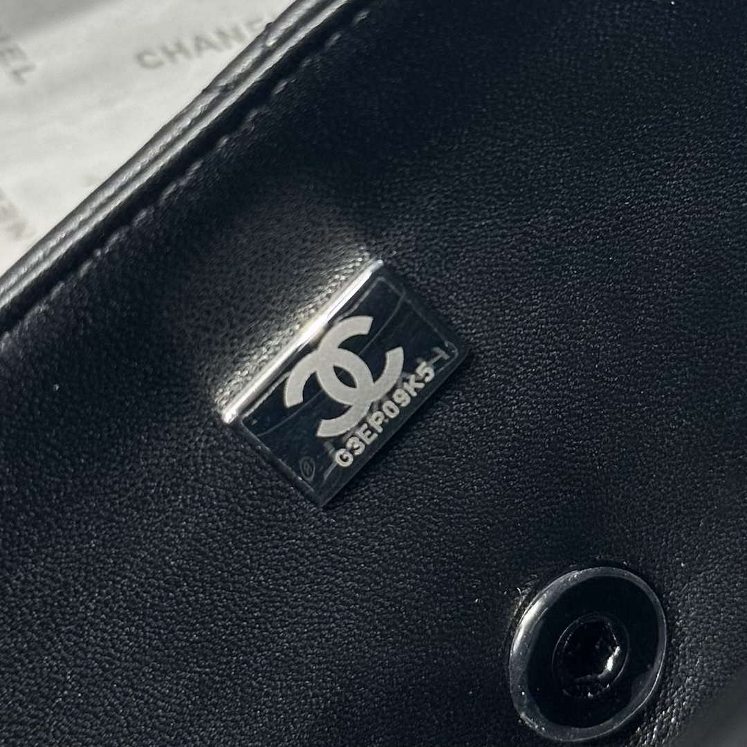 Chanel AS2431 Mini Classic Handbag With Top Handle Lambskin CC19005