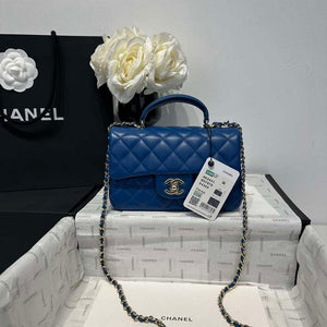 Chanel AS2431 Mini Classic Handbag With Top Handle Lambskin CC19006 - Default Title - View 1