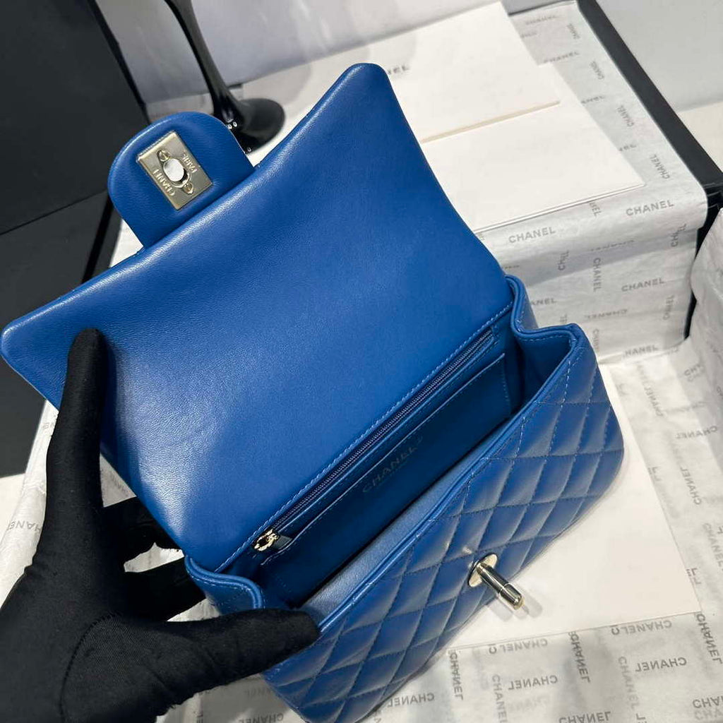Chanel AS2431 Mini Classic Handbag With Top Handle Lambskin CC19006