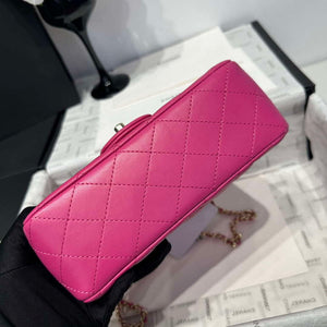 Chanel AS2431 Mini Classic Handbag With Top Handle Lambskin CC19007 - Default Title - View 7