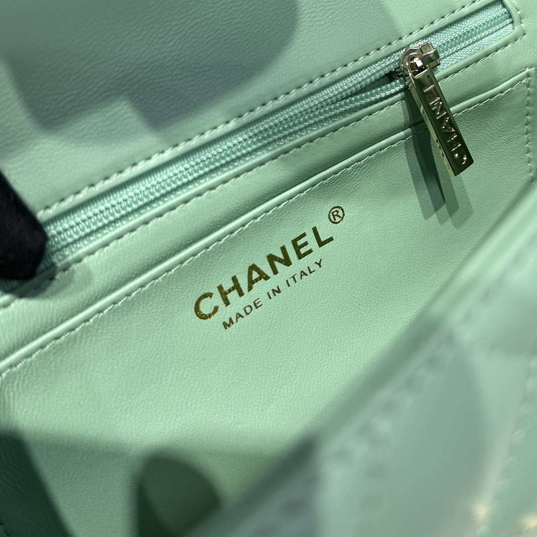 Chanel AS2431 Mini Classic Handbag With Top Handle Lambskin CC19008 - Default Title - View 8