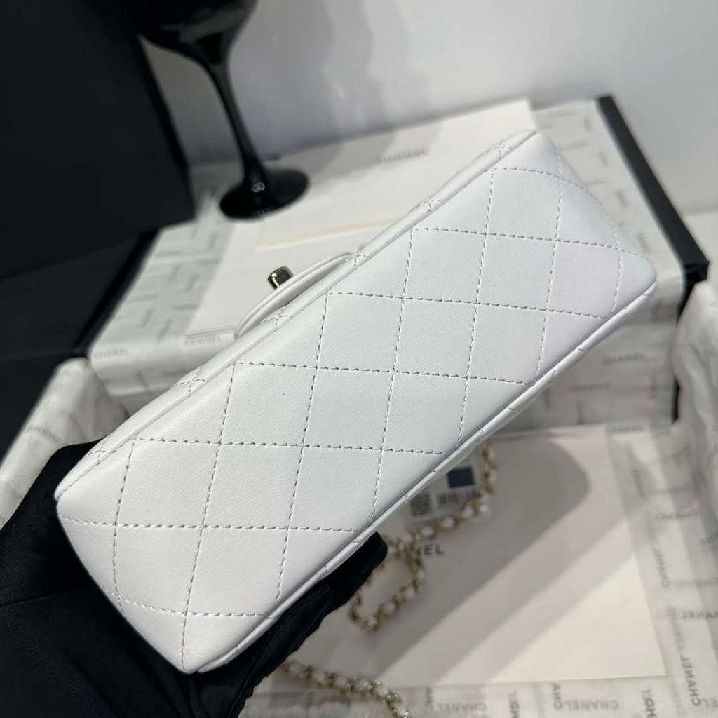 Chanel AS2431 Mini Classic Handbag With Top Handle Lambskin CC19009