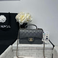 Chanel AS2431 Mini Classic Handbag With Top Handle Lambskin CC19010 - Default Title - View 1