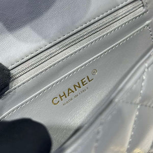 Chanel AS2431 Mini Classic Handbag With Top Handle Lambskin CC19010 - Default Title - View 7