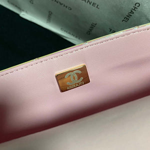 Chanel AS2431 Mini flap Fantasy Mirror Calfskin & Gold-Tone Metal Pink - Default Title - View 9
