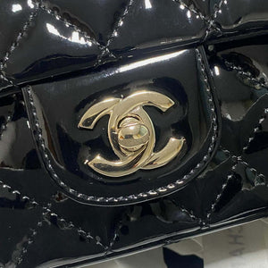 Chanel AS2431 Mini flap Mirror Calfskin & Gold-Tone Metal Black - Default Title - View 4