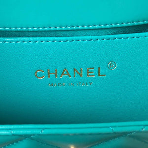 Chanel AS2615 Woc Wallet on Chain with Gold Charm Mini Vintage Calfskin Bag - Default Title - View 8