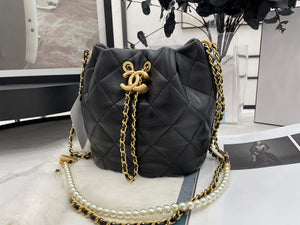 Chanel AS2859 Bucket Bag Lambskin Black - Default Title - View 2