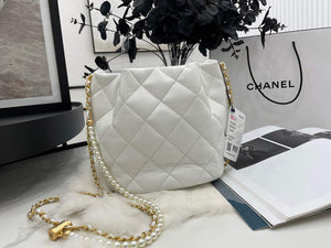 Chanel AS2859 Bucket Bag Lambskin White - Default Title - View 4