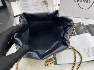Chanel AS2859 Bucket Bag Lambskin Navy blue - Default Title - View 8