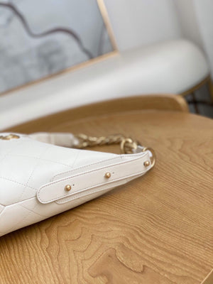 Chanel AS2910 Hobo Handbag Calfskin White Gold - Default Title - View 4