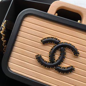 Chanel AS2926 Chanel Vanity Case Beech Wood Box Bag - Default Title - View 3