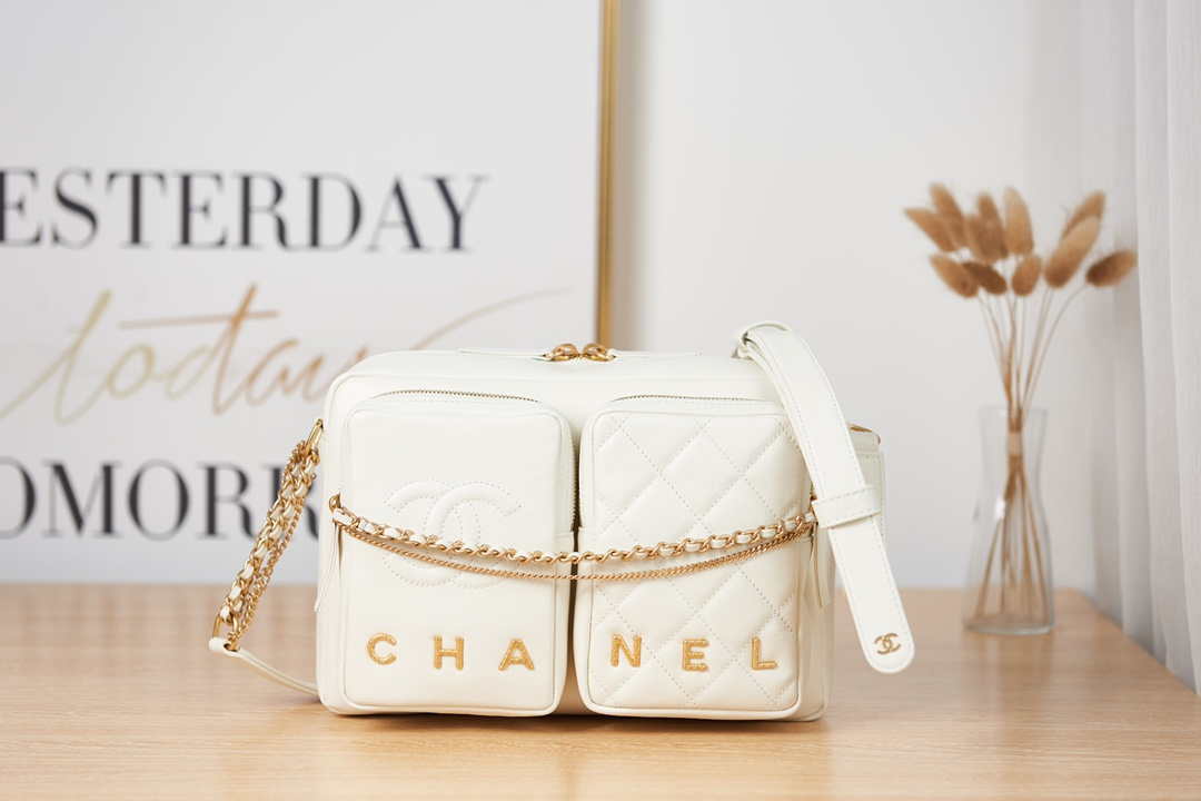 Chanel AS2924 Camera Case Bag White - Default Title - View 1