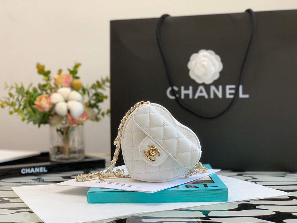 Chanel AS2927 Flap Bag Lambskin White